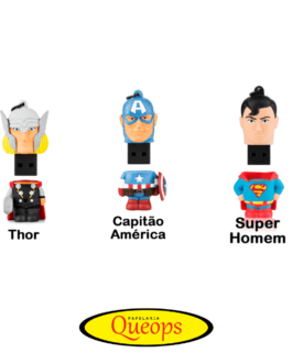 PEN DRIVE – MULTILASER – 8 GIGA – PERSONAGENS